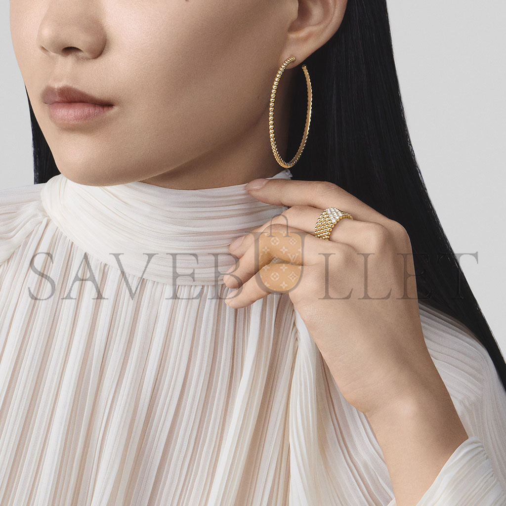 v*n cl*f arpels perlÉe Di*m*nds ring, 5 rows vcarp7ut00